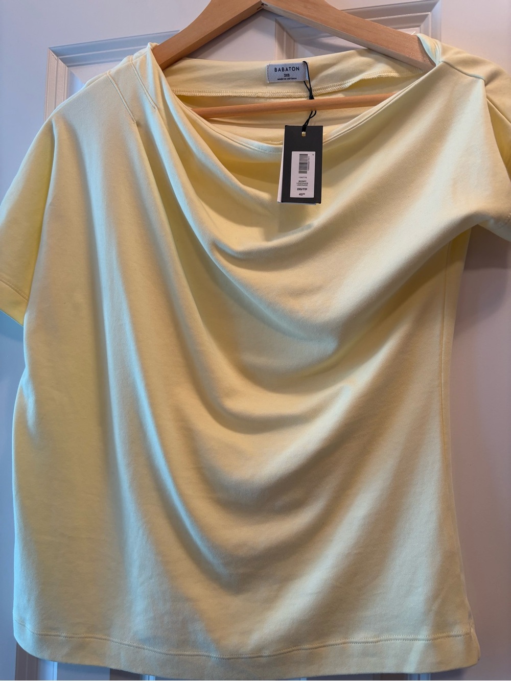 Aritzia Interlock Cotton Script Top